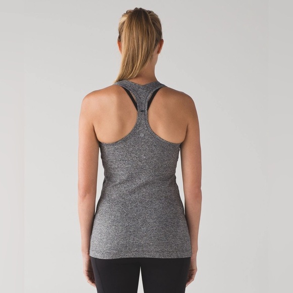 NWOT Lululemon Cool Racerback II - Heathered Black - Picture 6 of 8